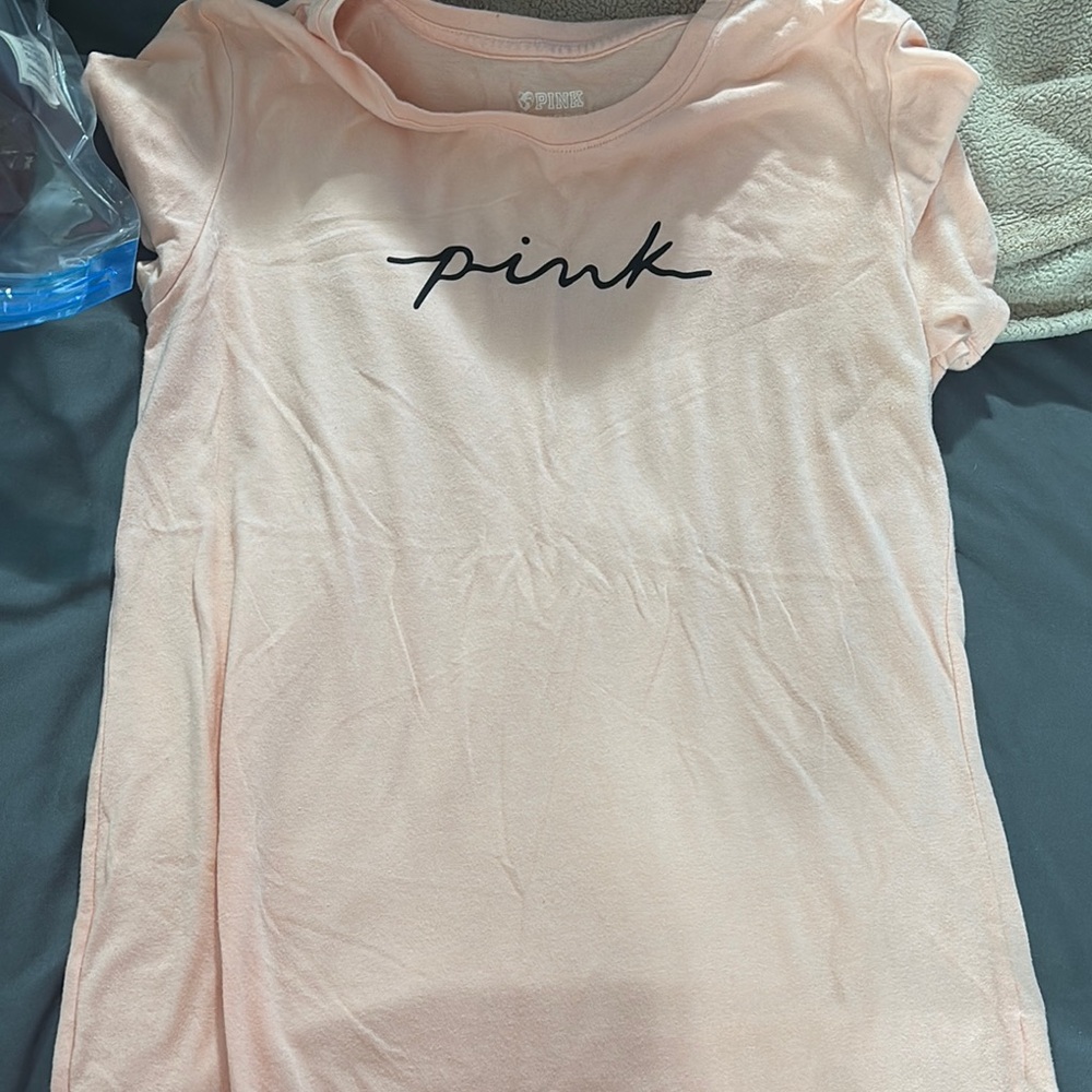 Victoria's Secret Pink Short Sleeve Tee- Sz S - Picture 3 of 3